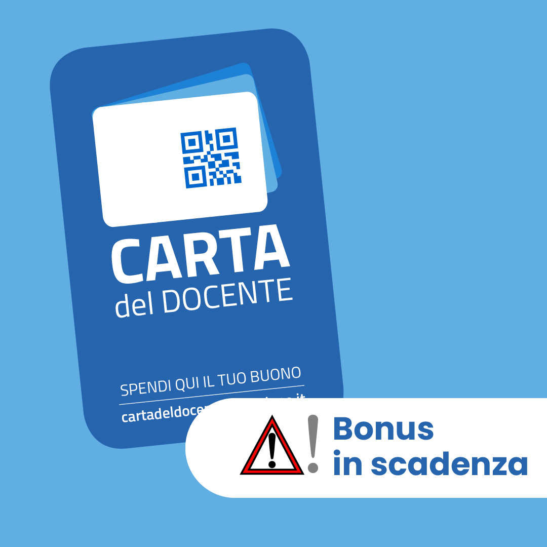 Insegnante con Carta del Docente in scadenza? Puoi ordinare fino alle 15:00 del 31 agosto