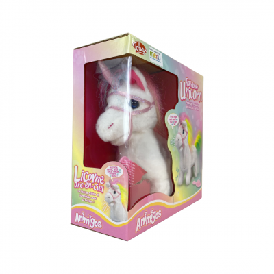 Unicorno peluche animato