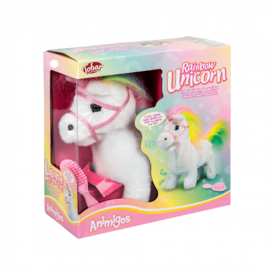 Unicorno peluche animato