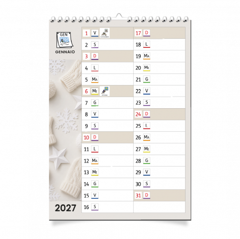 Calendario Symbook 2027