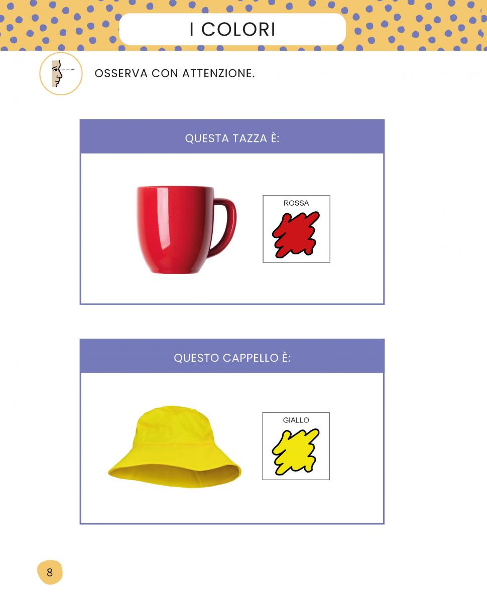 Pagina interna sui colori